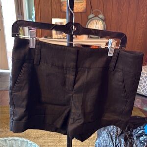 Express Black High Waist Tailored Shorts​